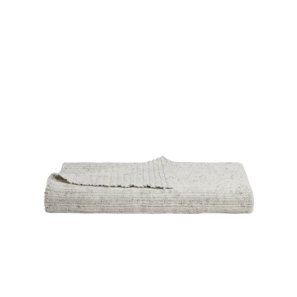 Parachute Ivory Knit Throw Blanket